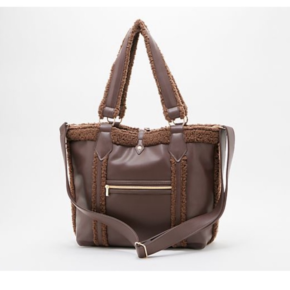 G.I.L.I  REVERSIBLE SERPA TOTE BAG WITH SERPA POUCH